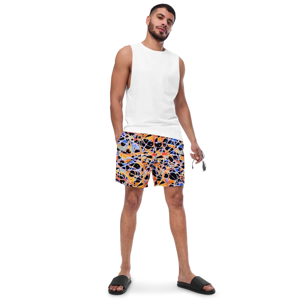 Static Eclipse on Swim Trunks — Front