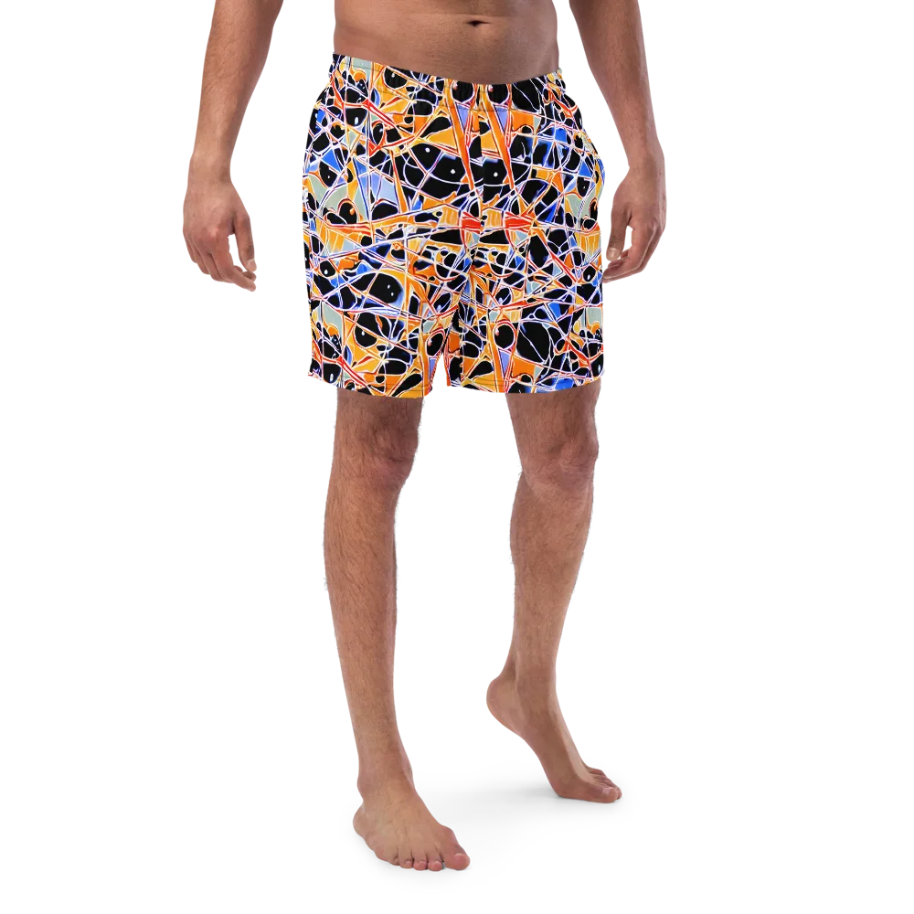 Static Eclipse on Swim Trunks — Front