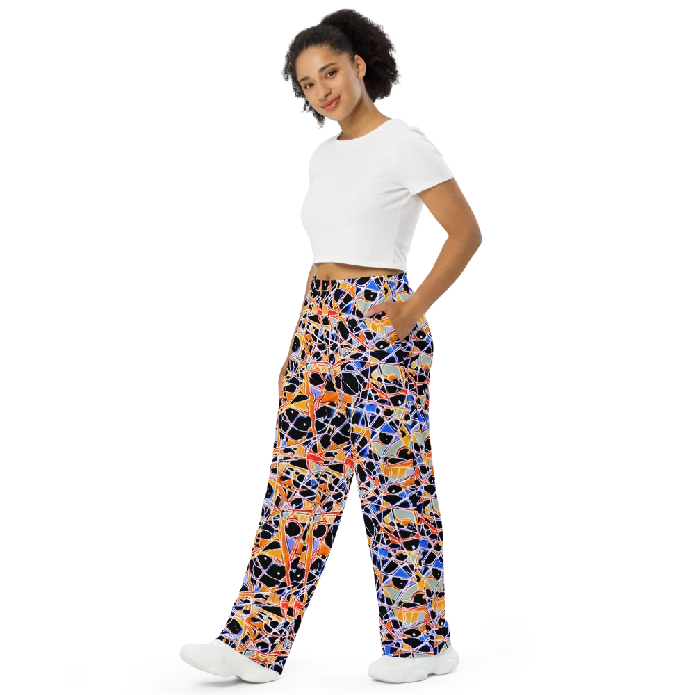 Static Eclipse on Wide-Leg Pants — Left Front