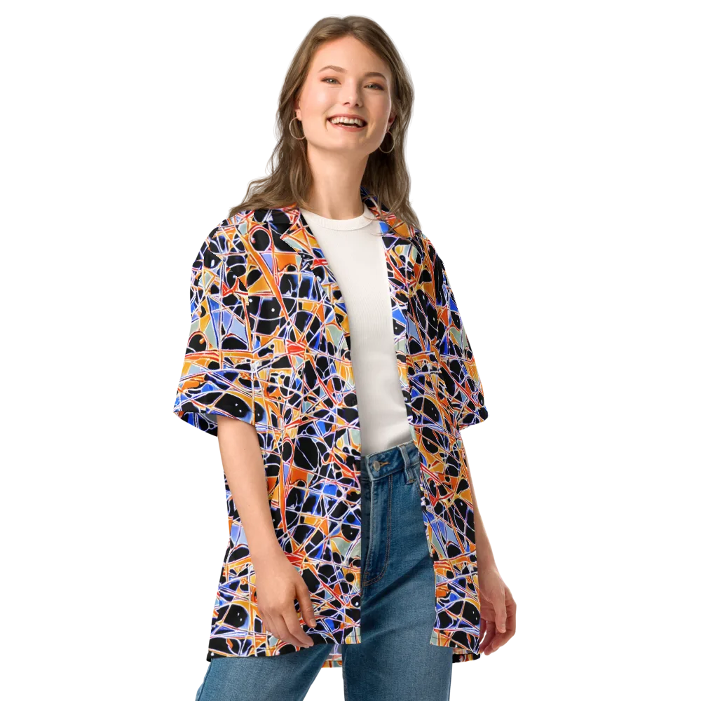 Static Eclipse on Button Shirt — Front