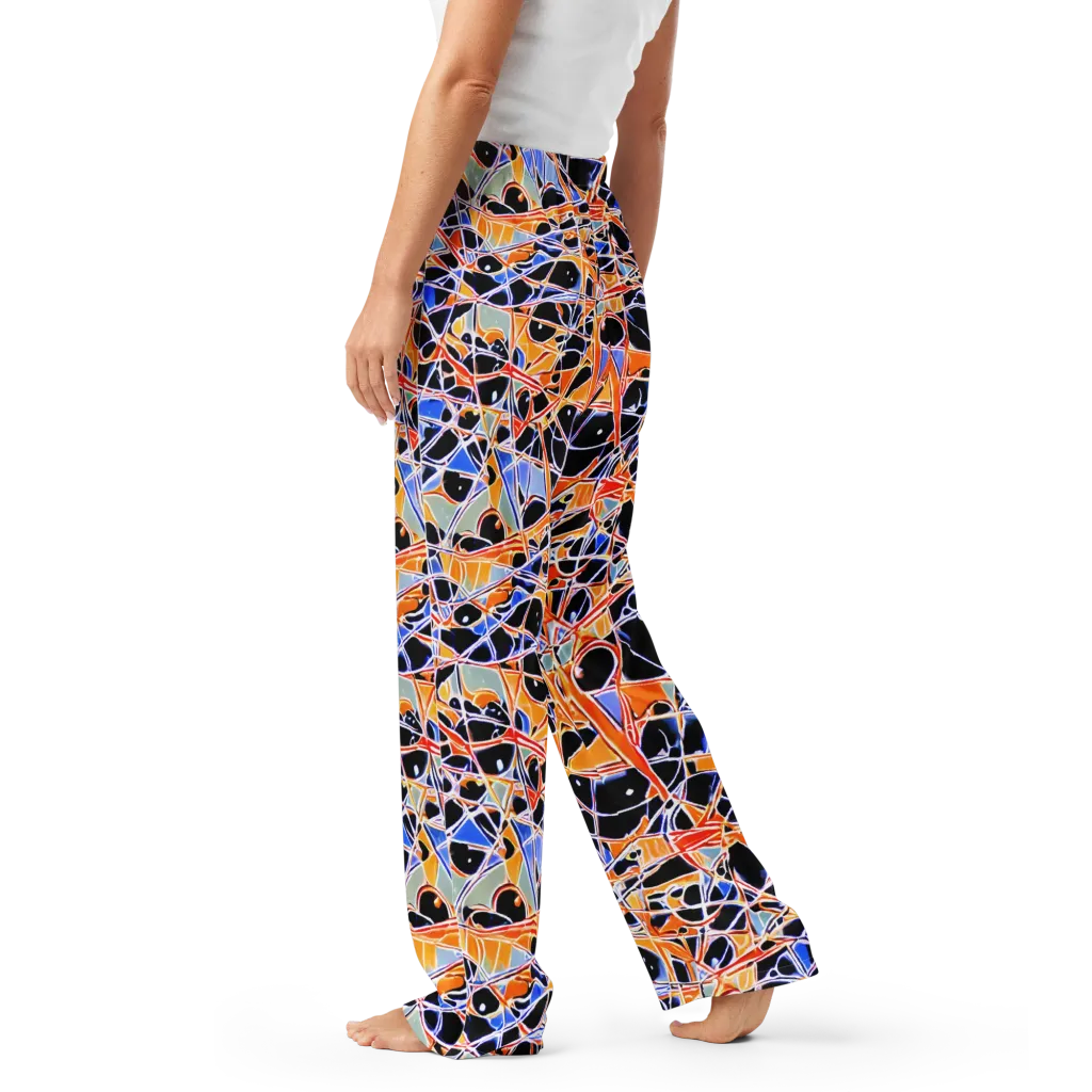Static Eclipse on Women's Pajama Pants — Left
