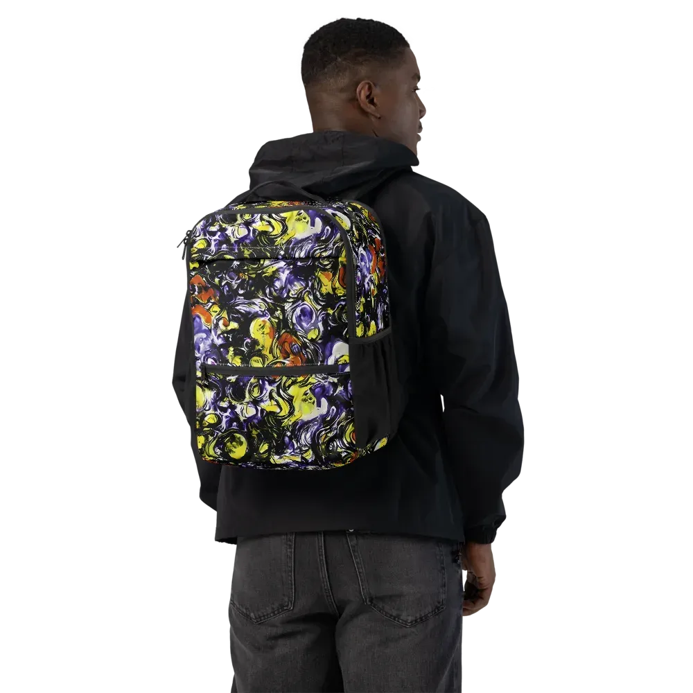 Citron Tempest on Utility Backpack — Back