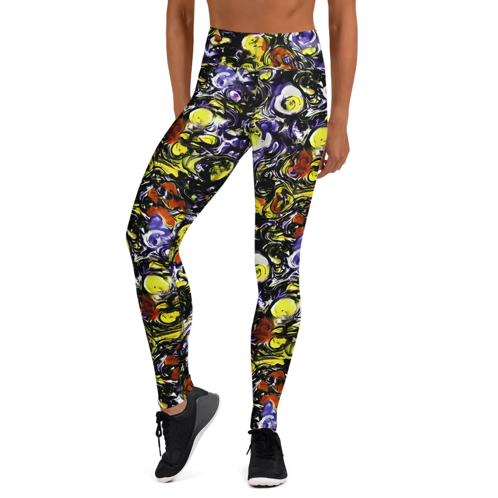 Citron Tempest on Yoga Leggings — Front