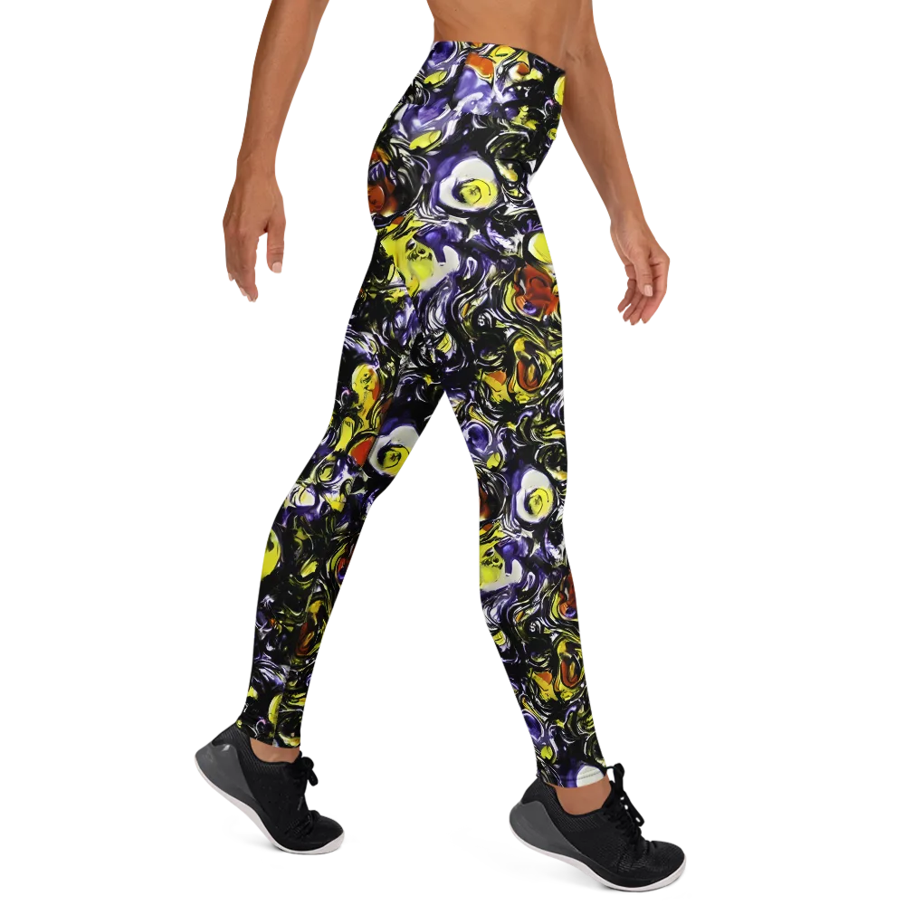 Citron Tempest on Yoga Leggings — Right
