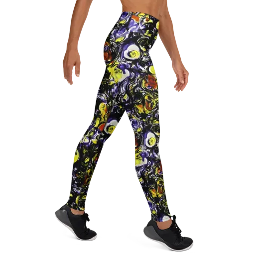 Citron Tempest on a Yoga Leggings