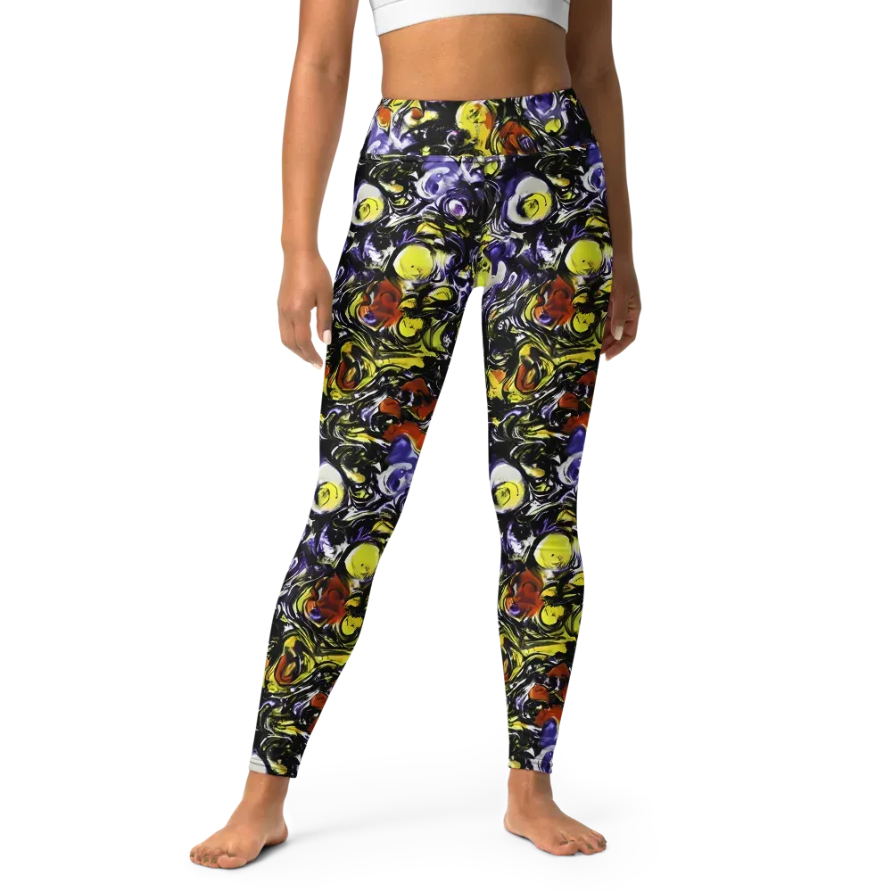 Citron Tempest on Yoga Leggings — Front