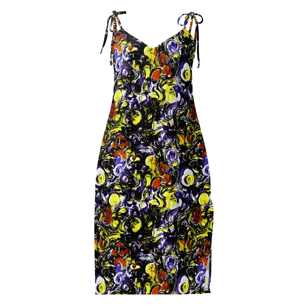 Citron Tempest on Slip Dress — Front