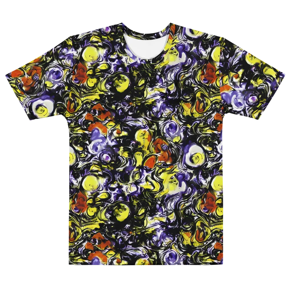 Citron Tempest on Men's Cotton Crew Neck T-Shirt — Front