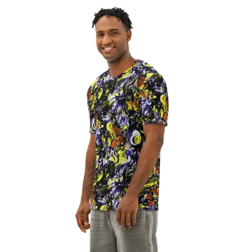 Citron Tempest on a Men's Cotton Crew Neck T-Shirt