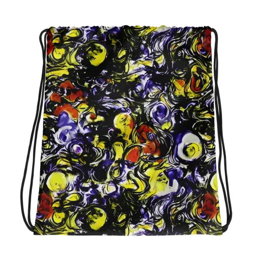 Citron Tempest on a Drawstring Bag