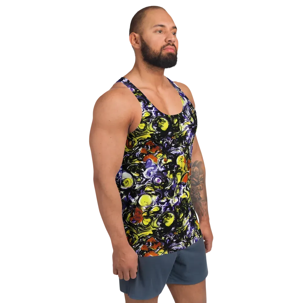 Citron Tempest on Men's Tank Top — Right Front