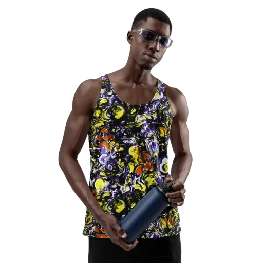 Citron Tempest on a Men's Tank Top