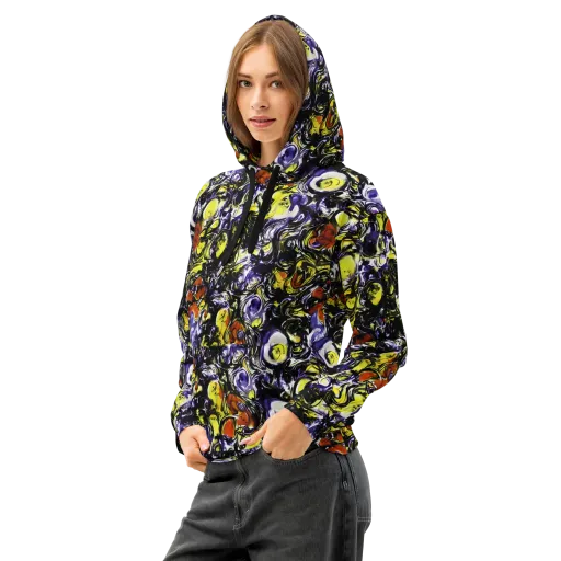 Citron Tempest on a Cotton Hoodie