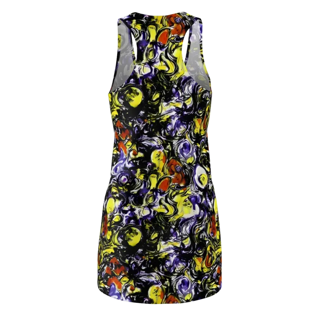 Citron Tempest on Racerback Dress — Back