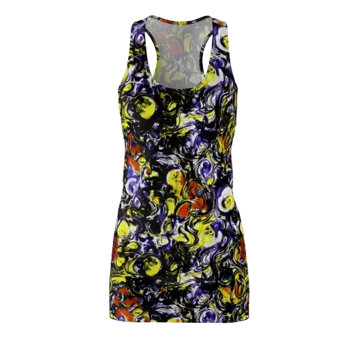 Citron Tempest on a Racerback Dress
