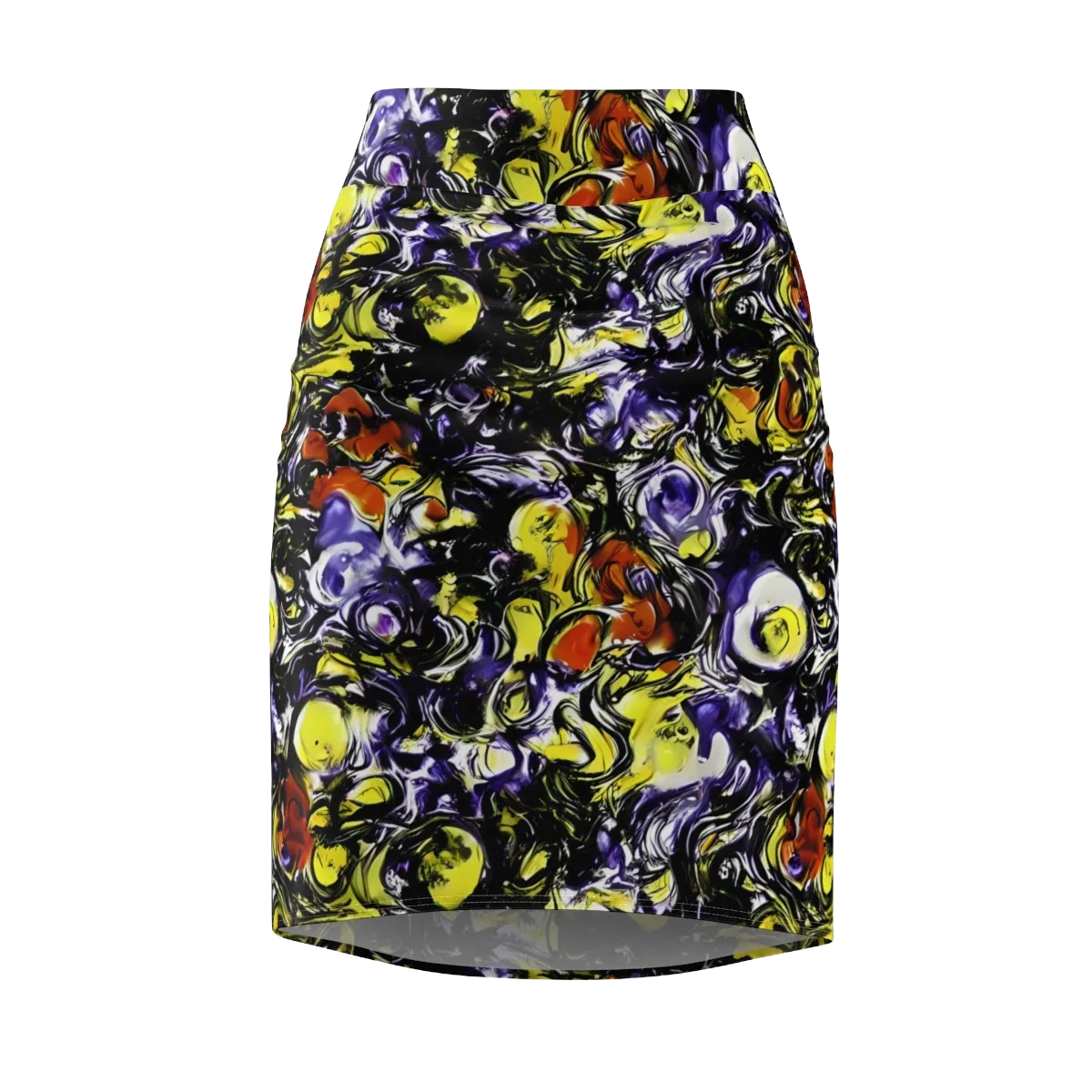 Citron Tempest on Pencil Skirt — Front