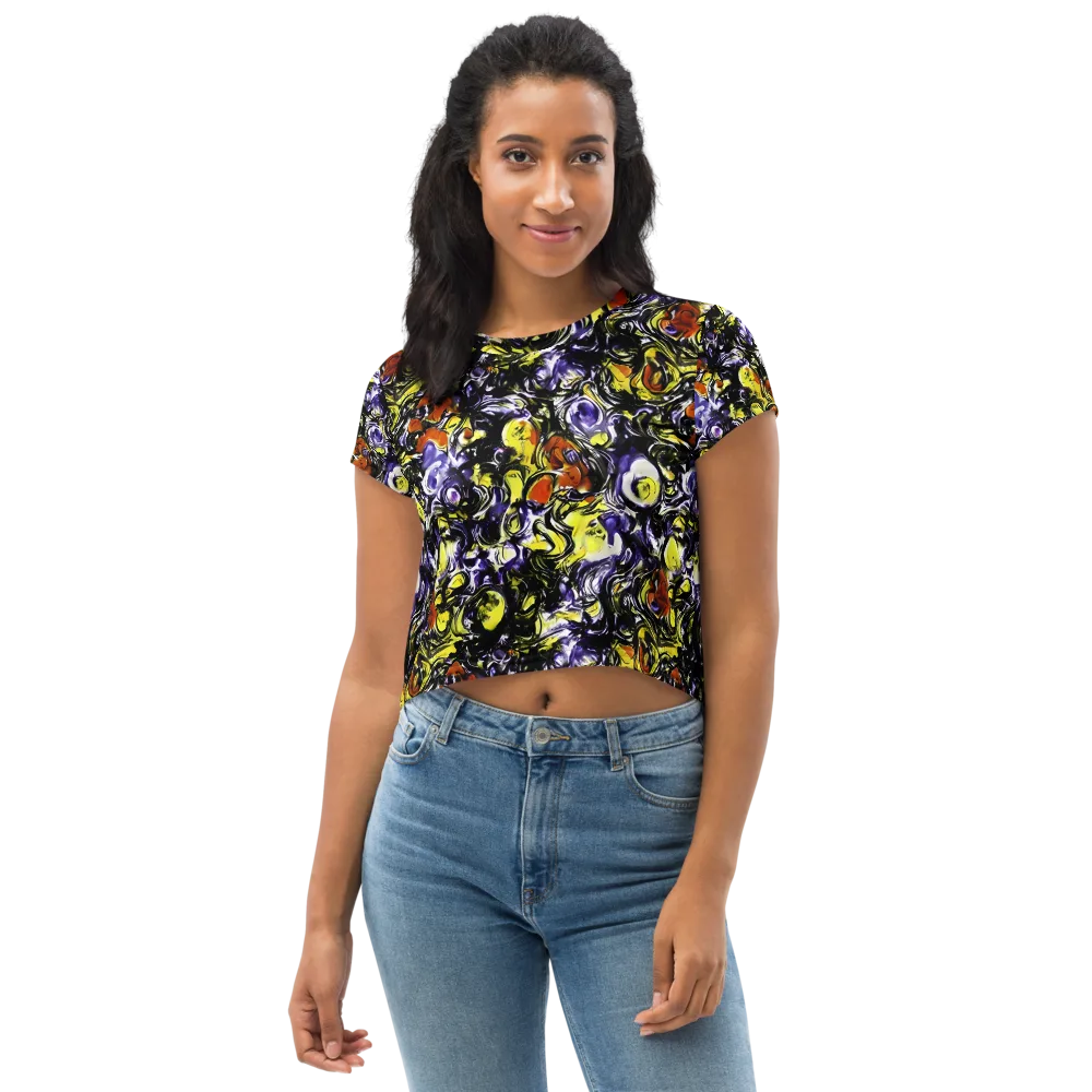 Citron Tempest on Crop Tee — Front