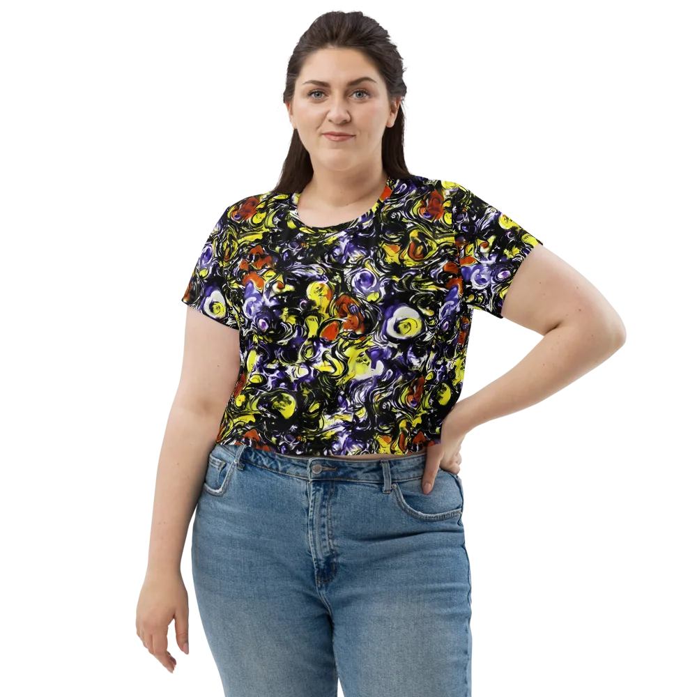 Citron Tempest on Crop Tee — Front