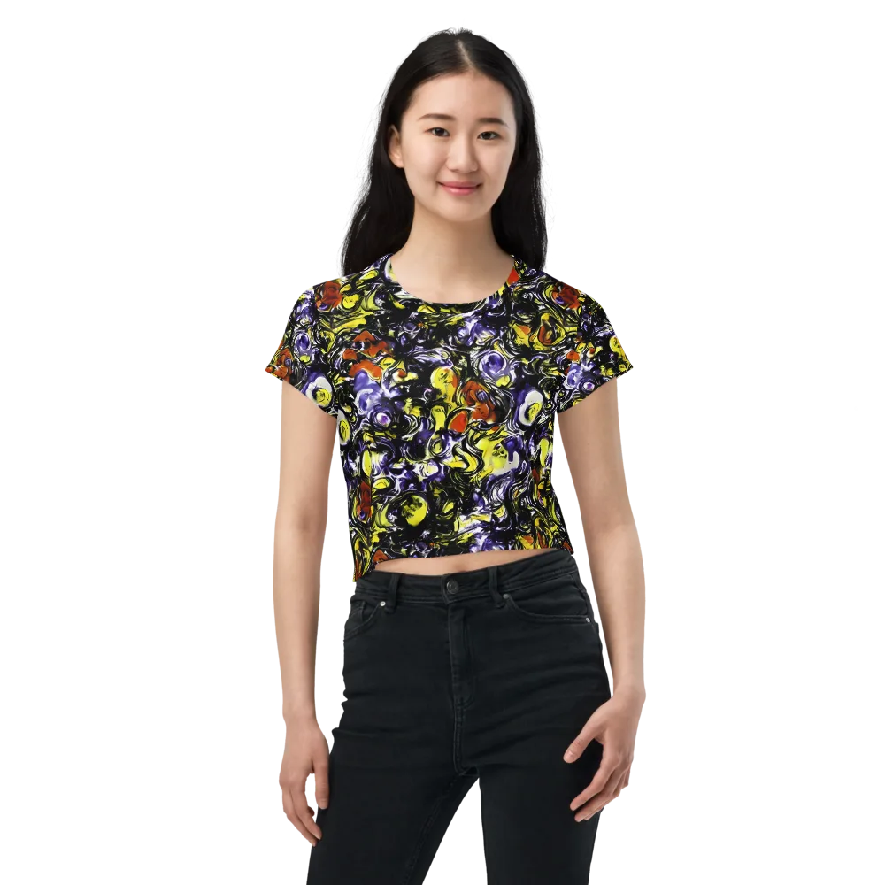 Citron Tempest on Crop Tee — Front