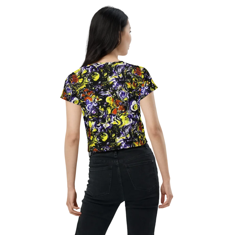 Citron Tempest on Crop Tee — Back