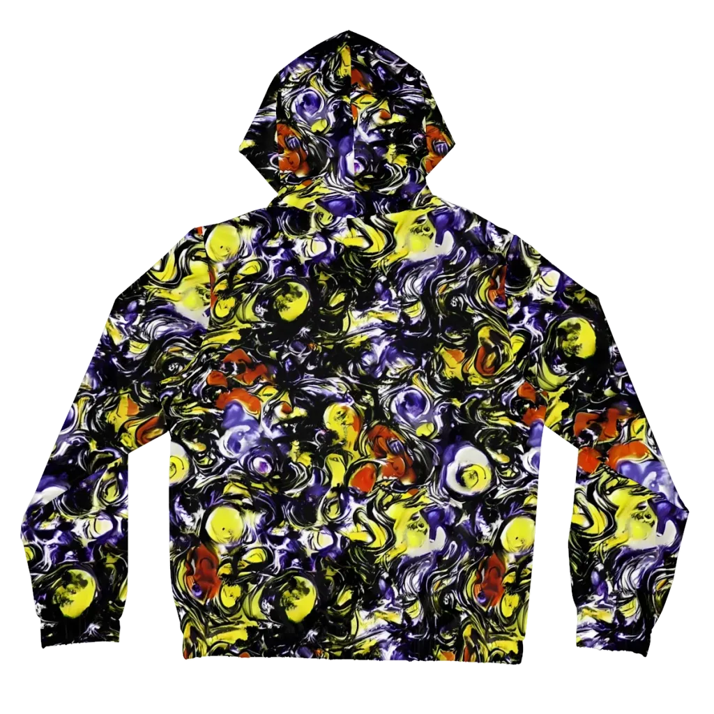 Citron Tempest on Women's Full-Zip Hoodie — Back