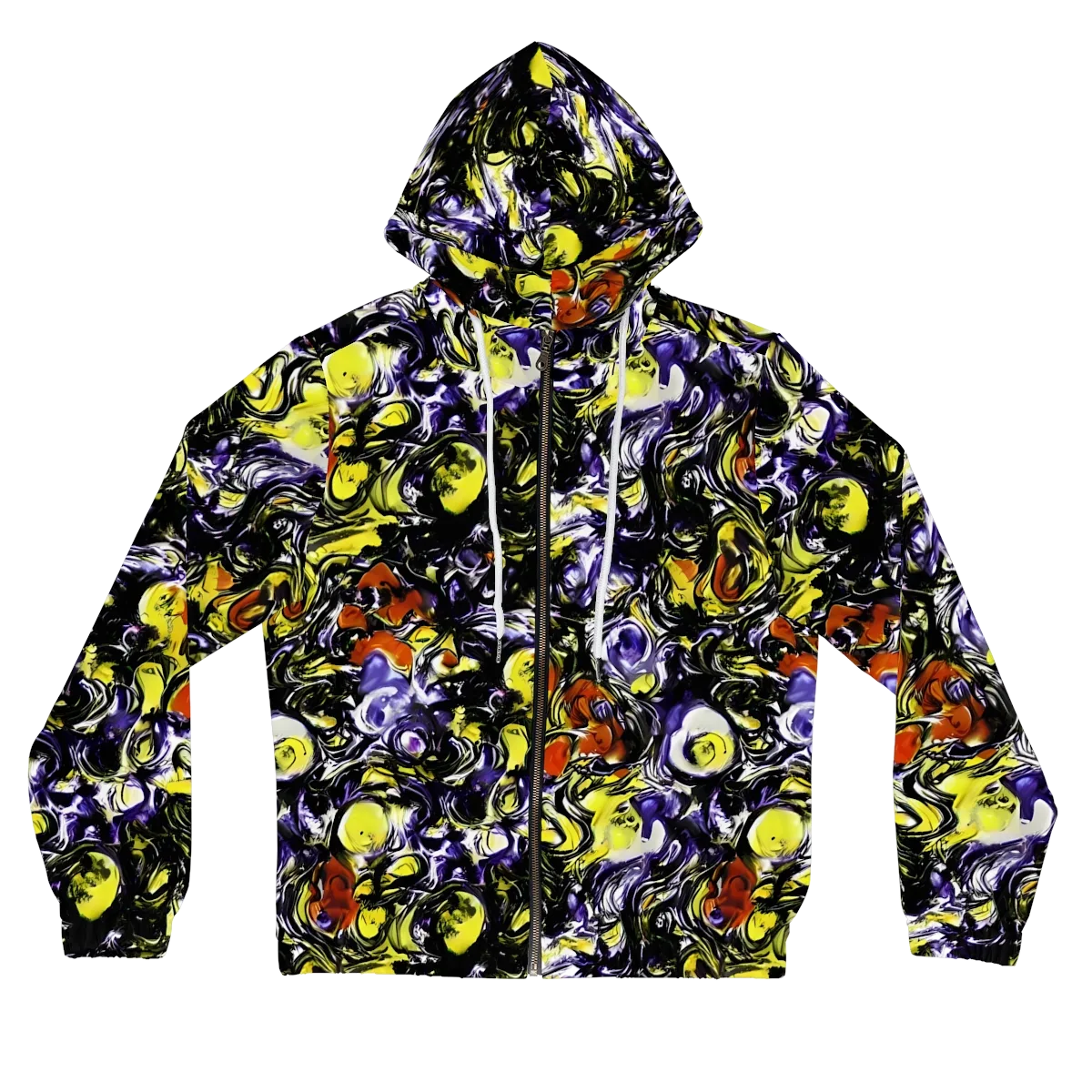Citron Tempest on Women's Full-Zip Hoodie — Front