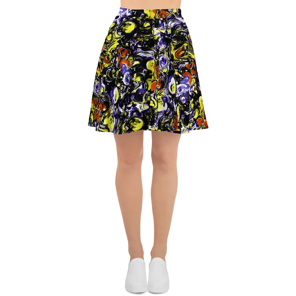 Citron Tempest on Skater Skirt — Front