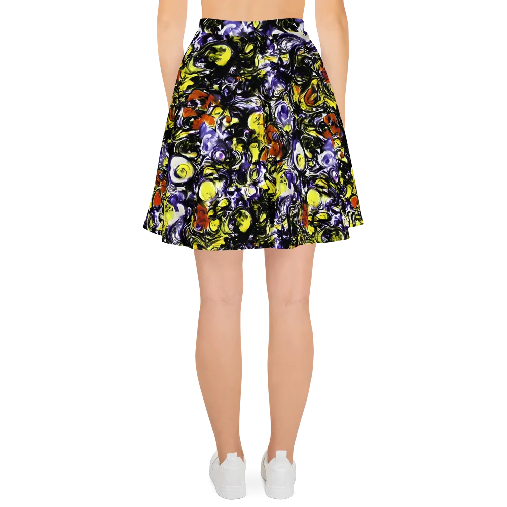 Citron Tempest on Skater Skirt — Back