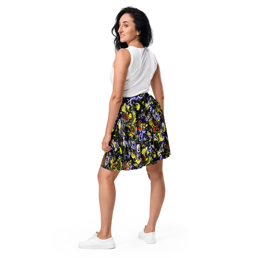 Citron Tempest on Skater Skirt — Back