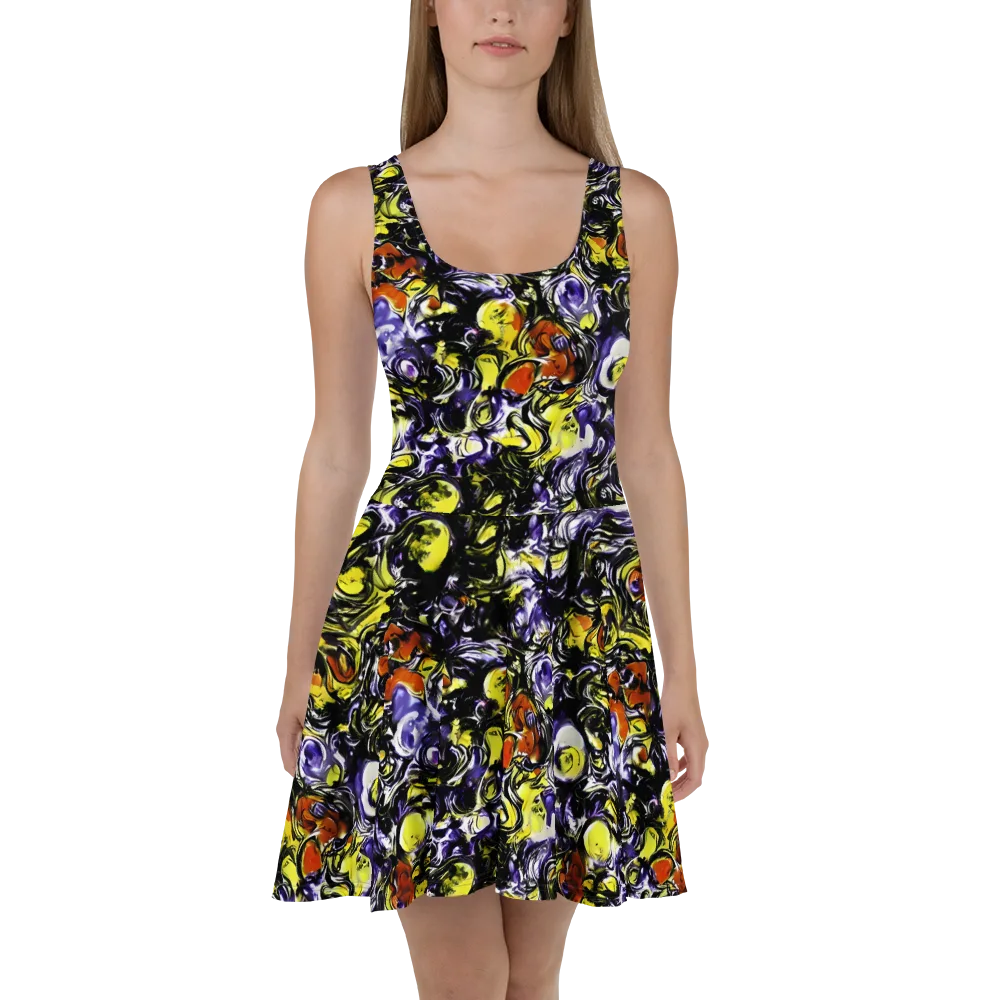 Citron Tempest on Skater Dress — Front