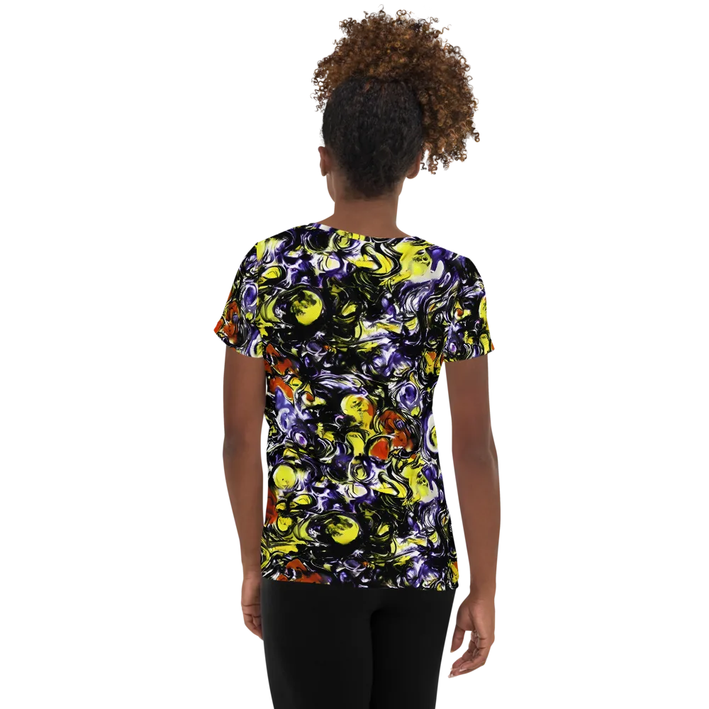 Citron Tempest on Women's Athletic T-Shirt — Back