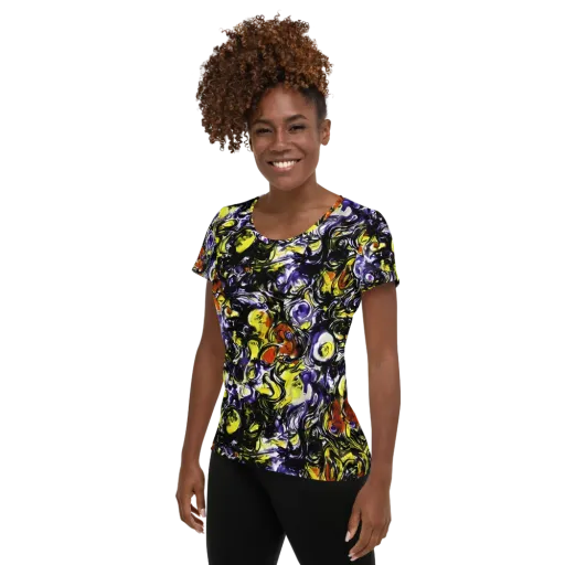 Citron Tempest on a Women's Athletic T-Shirt