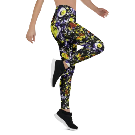 Citron Tempest on a Leggings