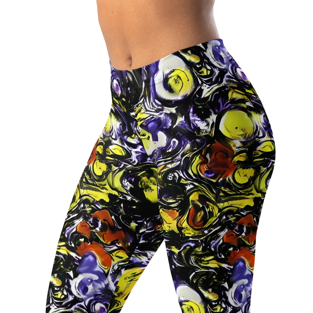 Citron Tempest on Leggings — Left Front