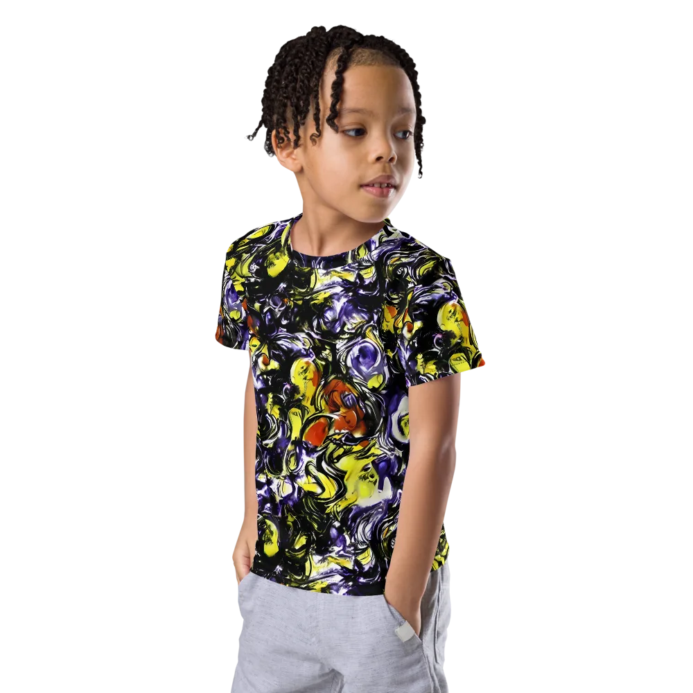 Citron Tempest on Kids Crew Neck T-Shirt — Left Front