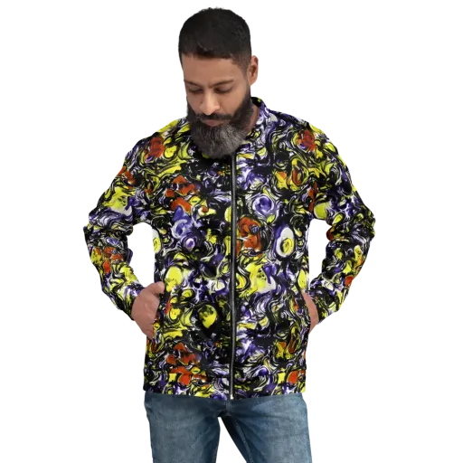 Citron Tempest on a Bomber Jacket
