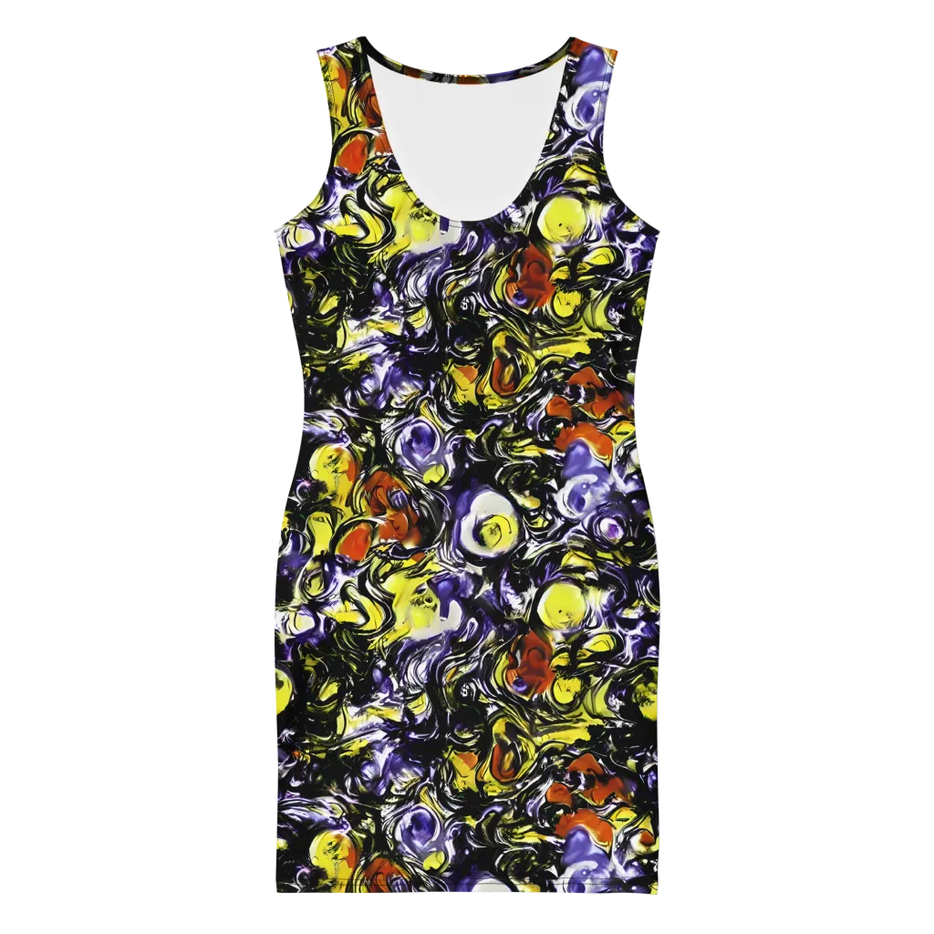 Citron Tempest on Bodycon Dress — Front