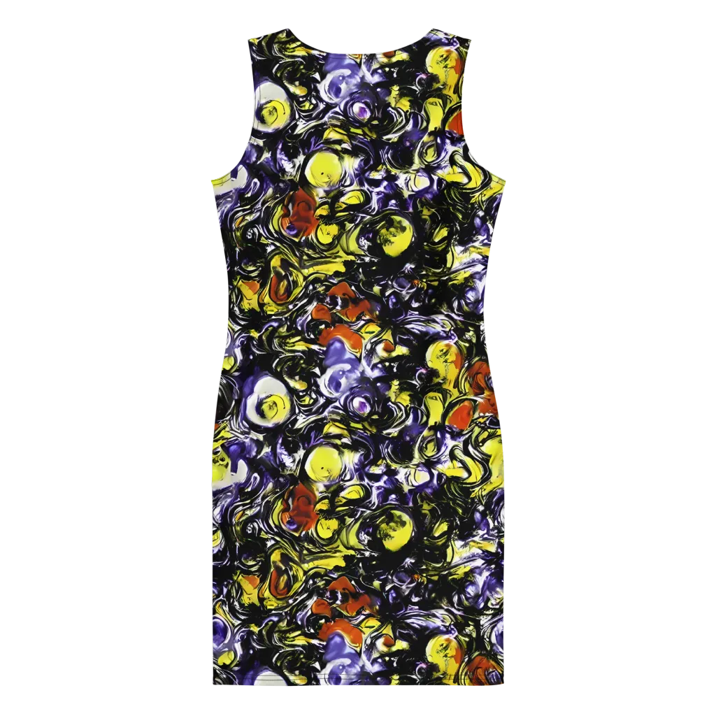 Citron Tempest on Bodycon Dress — Back