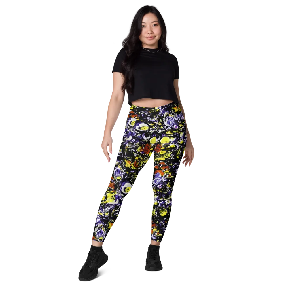 Citron Tempest on Leggings with Pockets — Front