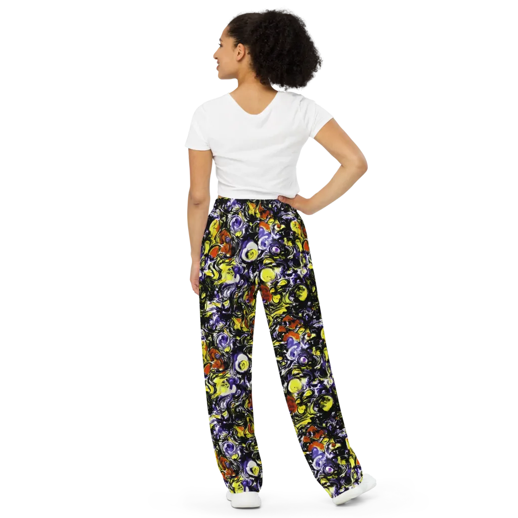 Citron Tempest on Wide-Leg Pants — Back