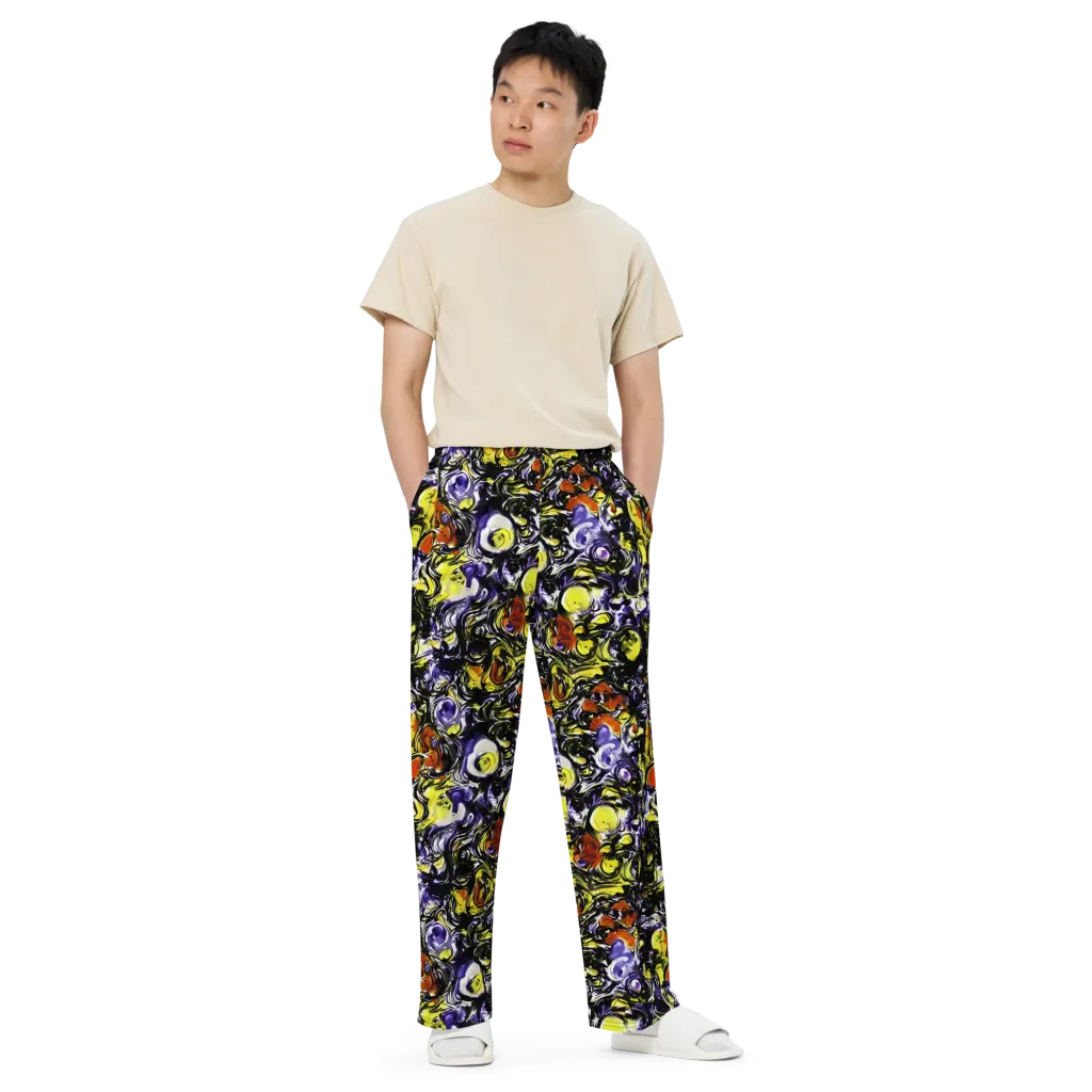 Citron Tempest on Wide-Leg Pants — Front