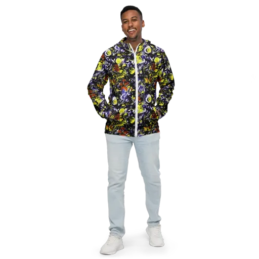 Citron Tempest on a Men's Windbreaker