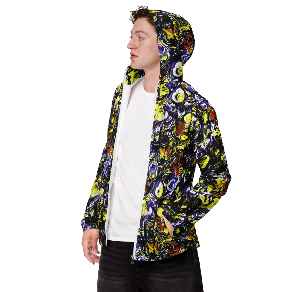 Citron Tempest on Men's Windbreaker — Left Front