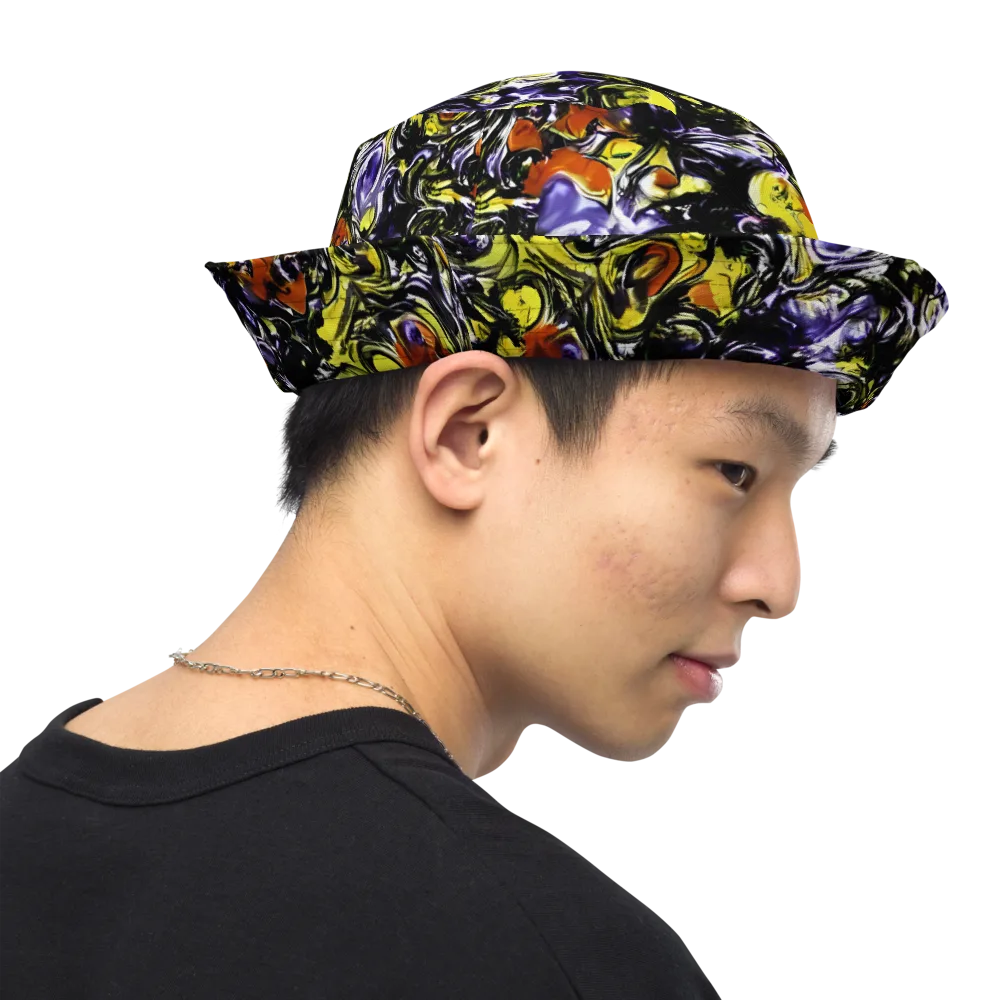 Citron Tempest on Reversible Bucket Hat — Right Outside
