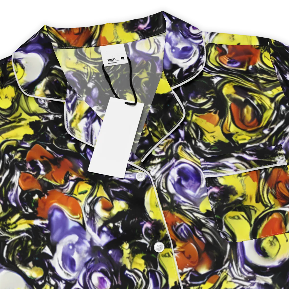 Citron Tempest on Women's Short Sleeve Pajama Top — Product details