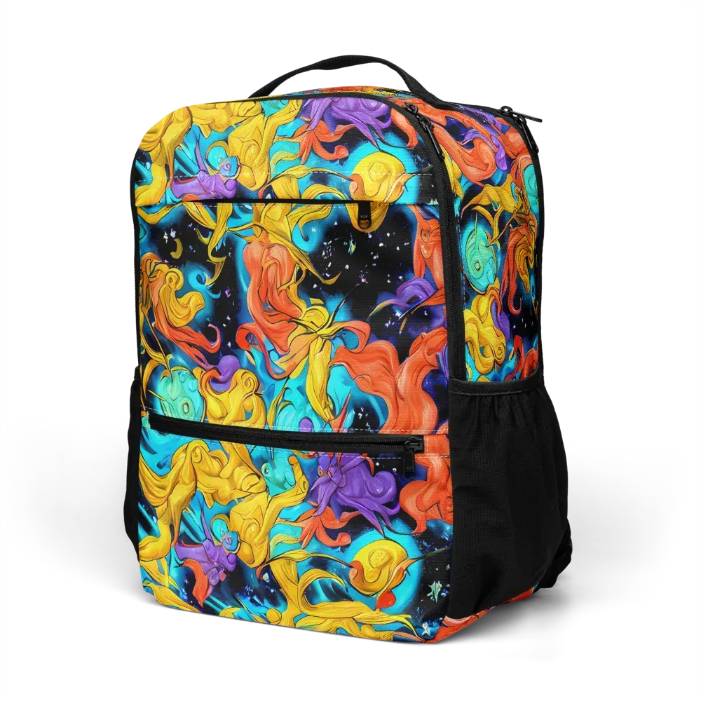 Tidal Dreams on Utility Backpack — Left Front