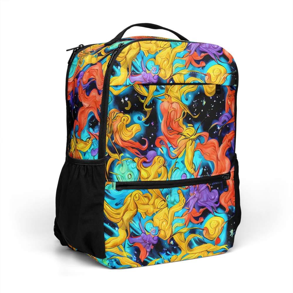 Tidal Dreams on Utility Backpack — Right Front