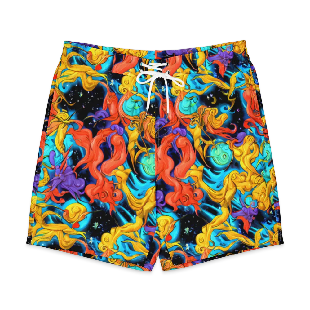 Tidal Dreams on Men's Board Shorts — Front