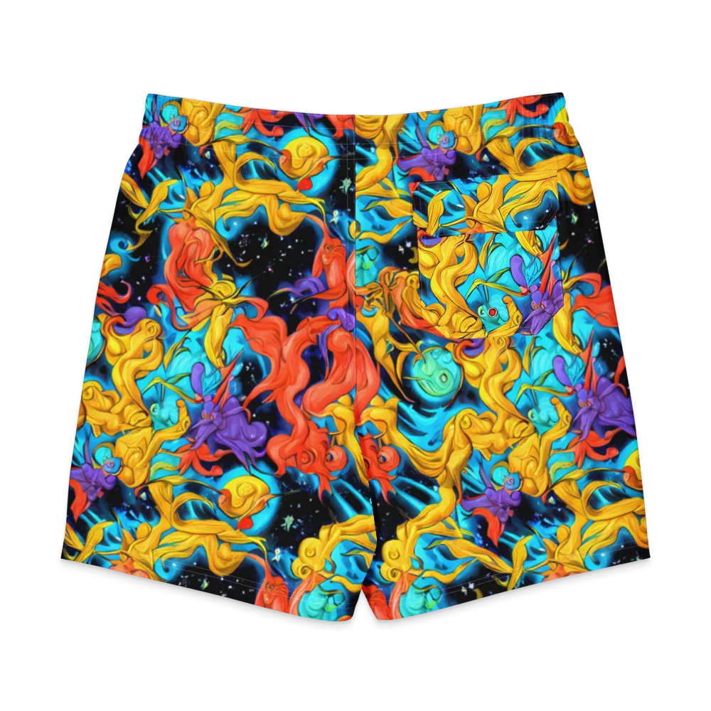 Tidal Dreams on Men's Board Shorts — Back