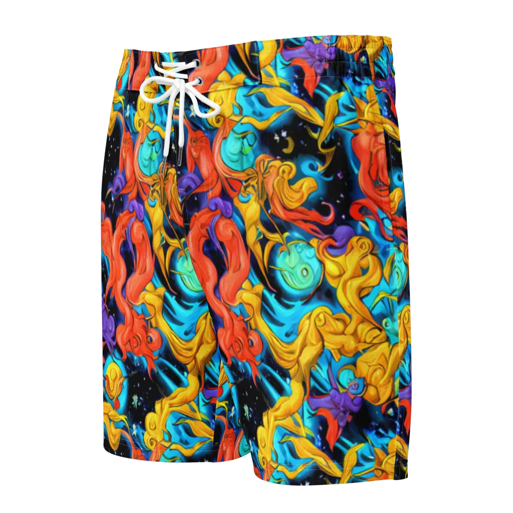 Tidal Dreams on Men's Board Shorts — Front